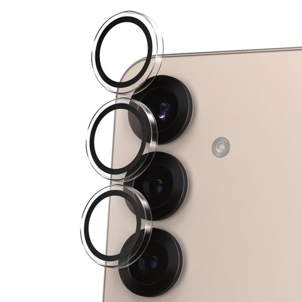 Skyddskamera för Samsung S25 Härdat Glas Metallram Panzer Glass Transparent