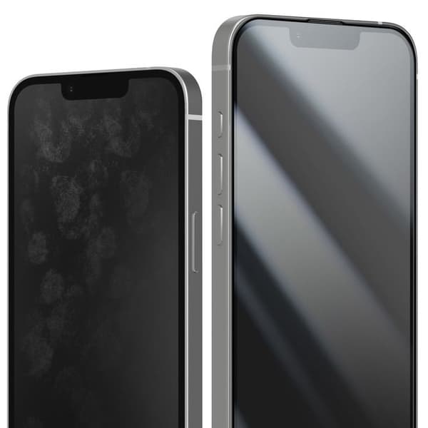 Härdat glas för iPhone 16e Hårdhet 9H Repfria Avfasad Svart
