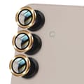 Miniatyrbild 1 av 4: Tempererat glas kamera för Samsung Galaxy S25, repmotståndig, guld
