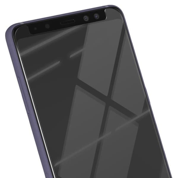 Härdat glas för Samsung Galaxy A8 Plus Hårdhet 9H Rep-beständig Transparent