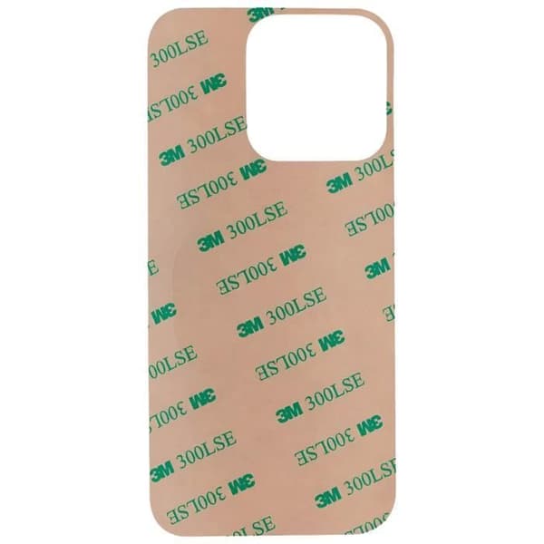 Bakre glas fastsättningssats 3M för iPhone 12 och 12 Pro Stark vidhäftning Transparent