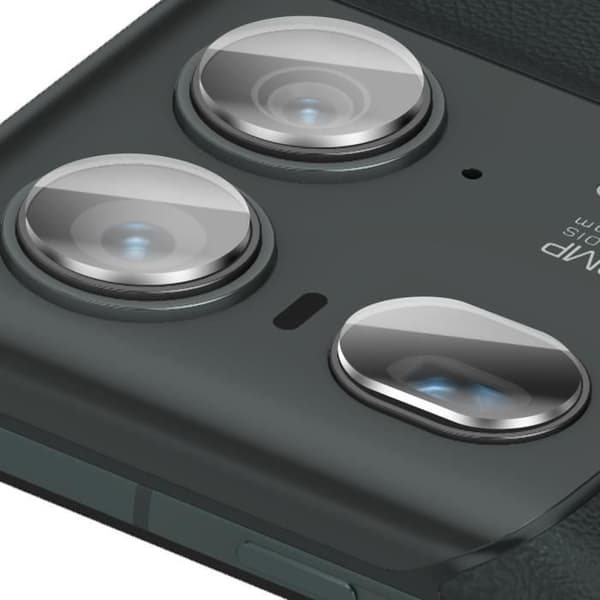 Härdat glas kamera för Motorola Edge 50 Ultra Repellentskydd Transparent