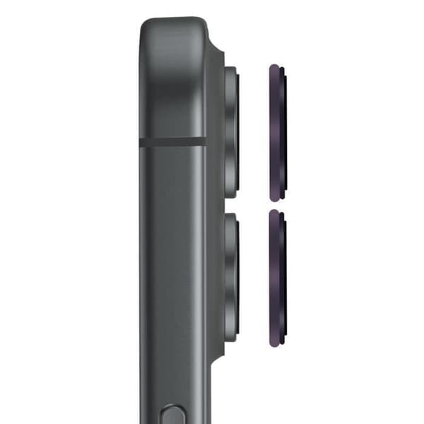 Härdat Glas Kamera för iPhone 16 Hårdhet 9H Rep-resistant Lila