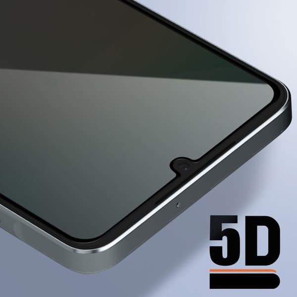 Härdat glas för Samsung Galaxy A06 Hårdhet 9H Full Glue 5D Transparent