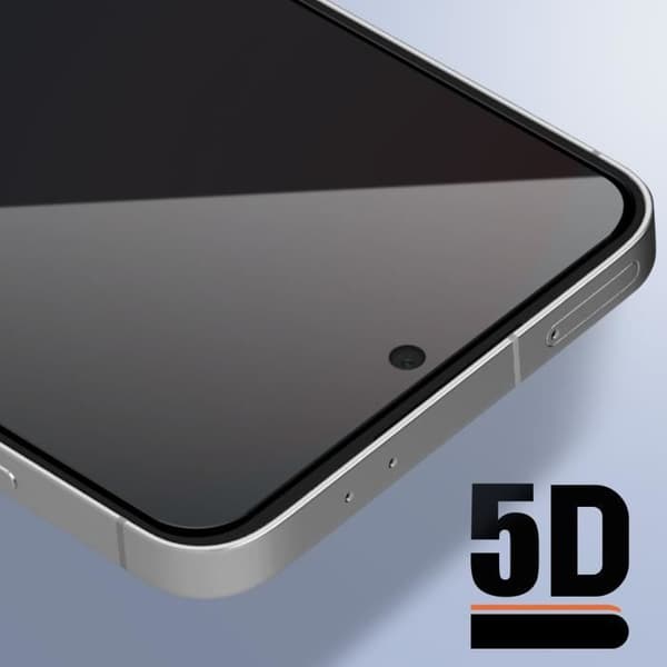 Härdat Glas för Samsung Galaxy S24 FE Hårdhet 9H Full Lim 5D Transparent