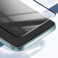 Miniatyrbild 4 av 4: Härdat glas för Xiaomi Redmi Note 14, repbeständig, svart