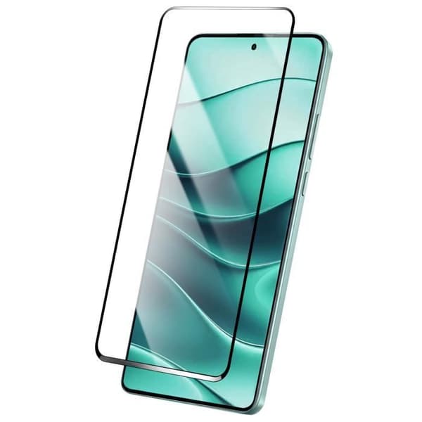 Härdat glas för Xiaomi Redmi Note 14, repbeständig, svart