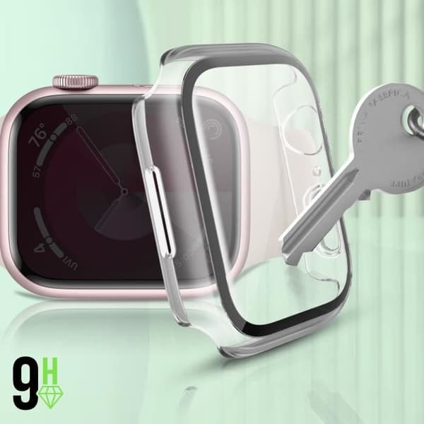 Skärmskydd för Apple Watch 40 och 41mm Böjd Härdat Glas Belkin Transparent