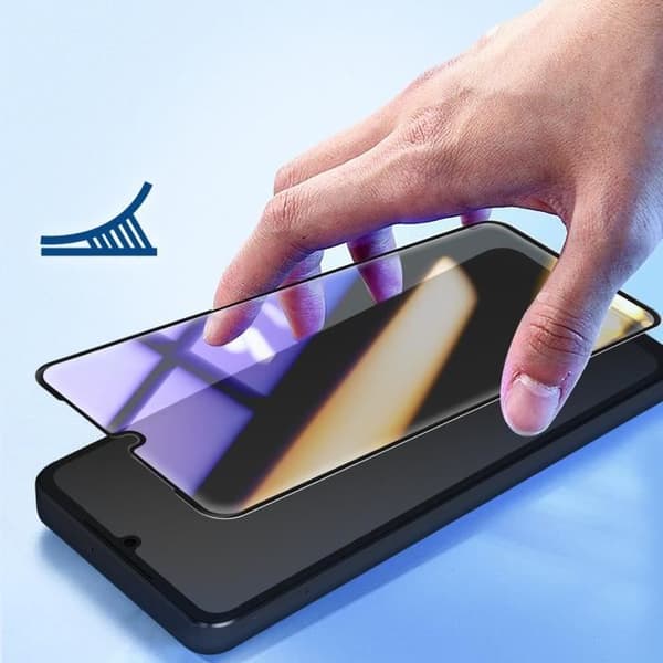 Krossat Härdat Glas för Samsung Galaxy A26 Stötsäker Transparent Skydd