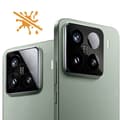 Miniatyrbild 3 av 5: Skydd för kamera till Xiaomi 15 Härdat glas 9H Repbeständig svart