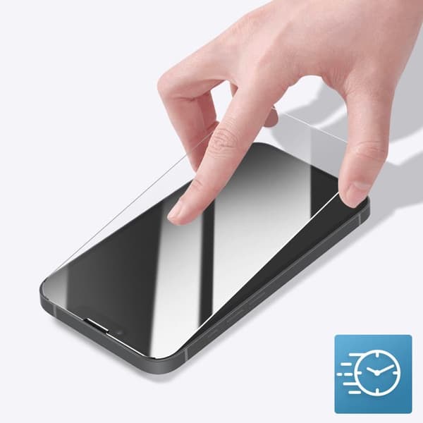 Härdat glas för iPhone 16e Hårdhet 9H Repbeständig Genomskinlig