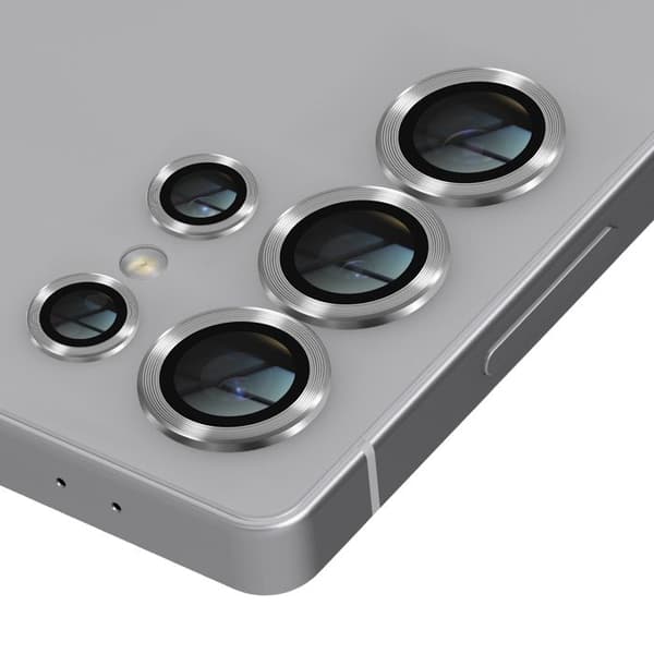 Säkerhetsglas Kamera för Samsung Galaxy S25 Ultra Rep-resistant Silver