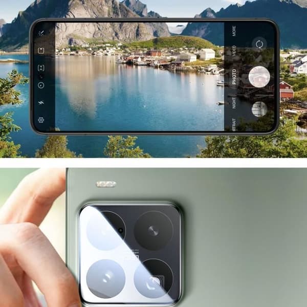 Skyddande kamera för Xiaomi 15 Pro Härdat glas 9H Rep-resistant Transparent