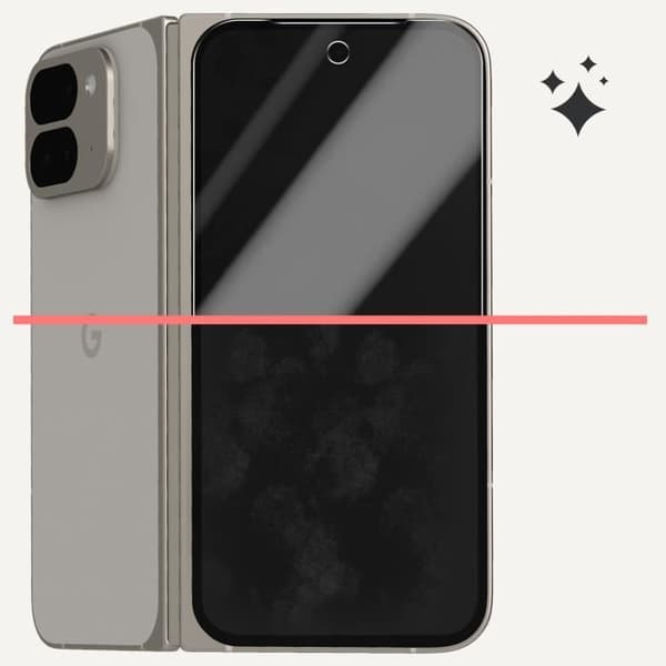 Skydd för Extern Skärm för Google Pixel 9 Pro Fold Flexibelt Transparent