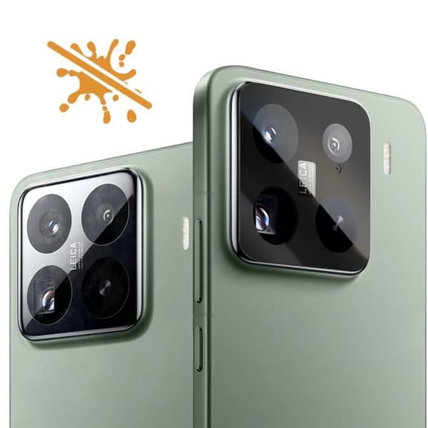 Skyddande kamera för Xiaomi 15 Pro Härdat glas 9H Rep-resistant Svart