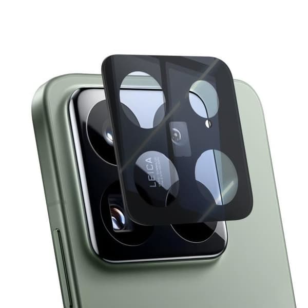 Skyddande kamera för Xiaomi 15 Pro Härdat glas 9H Rep-resistant Svart