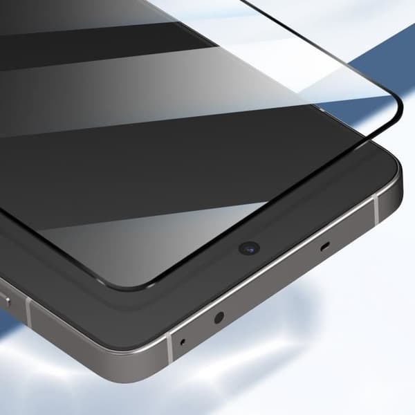Härdat glas för OnePlus 13R, repbeständig, svart