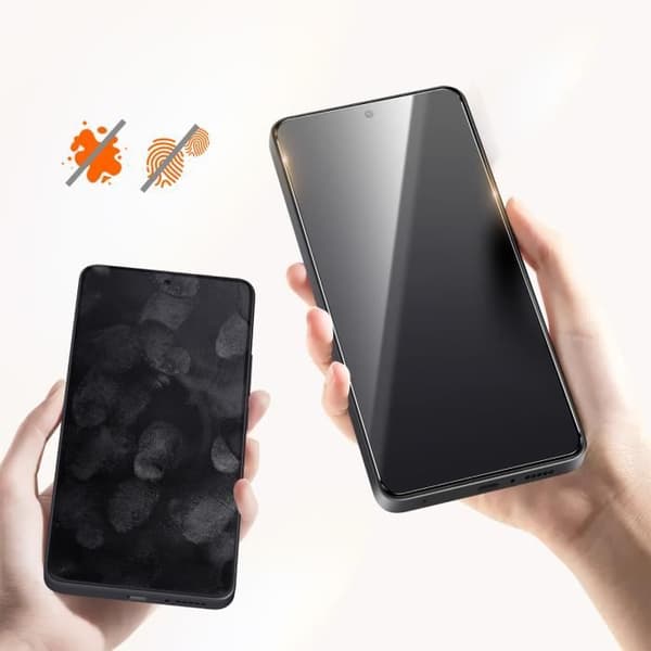 Härdat glas för Xiaomi Redmi Note 14 4G, repbeständigt, spårfri, tillverkat för Xiaomi, transparent