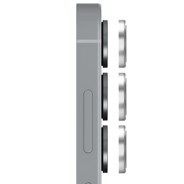 Härdat Glas Kamera för Samsung Galaxy S25 Plus Rep-resistant Silver