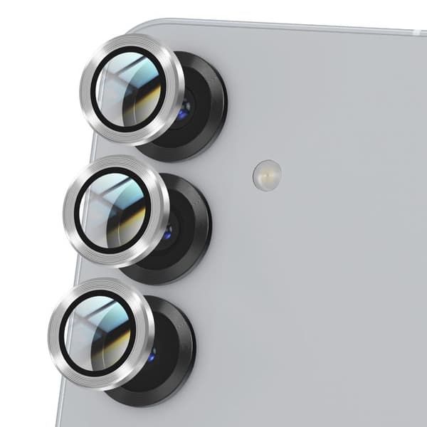 Härdat Glas Kamera för Samsung Galaxy S25 Plus Rep-resistant Silver