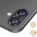 Miniatyrbild 3 av 4: Härdat glas kamera för iPhone 16 Plus Hårdhet 9H Rep-resistant Lila