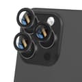 Miniatyrbild 1 av 4: Härdat Glas Kamera för iPhone 16 Pro Max Hårdhet 9H Rep-Resistant Svart