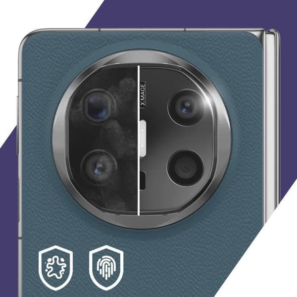 Skyddskamera för Huawei Mate X6 Härdat Glas Rep-skydd iMak Svart