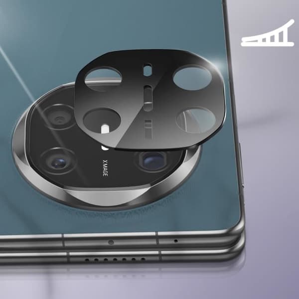 Skyddskamera för Huawei Mate X6 Härdat Glas Rep-skydd iMak Svart