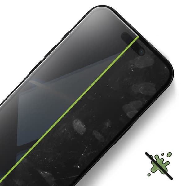 Härdat glas för iPhone 16 Hårdhet 9H Repbeständig Mayaxess Transparent