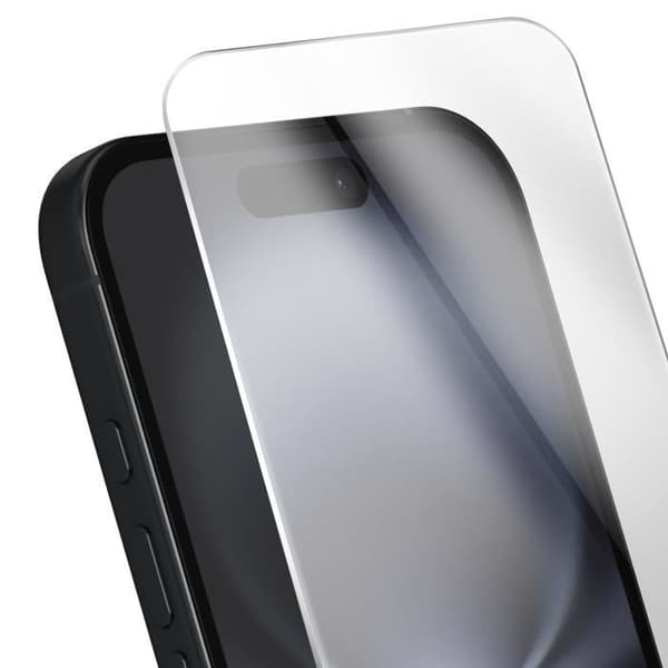 Härdat glas för iPhone 16 Hårdhet 9H Repbeständig Mayaxess Transparent