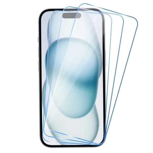 3-pakkaus iPhone 16 Pro Max Full Cover -näytönsuoja HD-karkaistu lasi