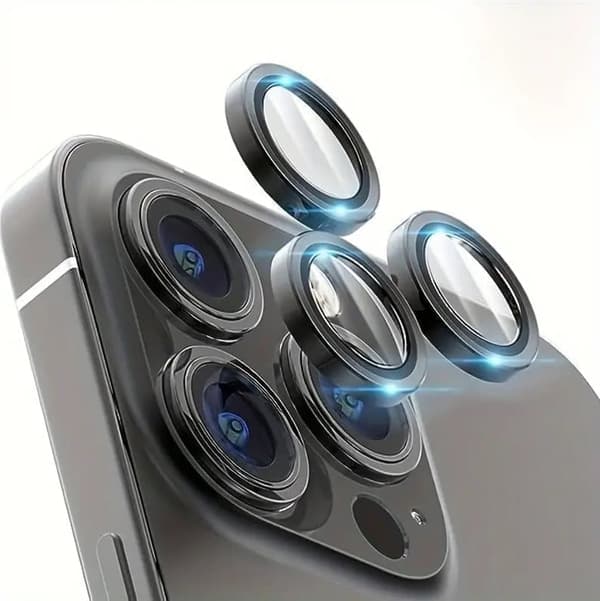 2-Pak iPhone 13 Pro & iPhone 13 Pro Max - Hærdet glas kamerabeskytter