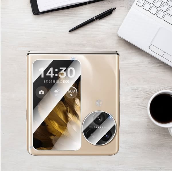 INF Härdat glas för liten skärm för OPPO Find N-serien - Kristallklar vy OPPO Find N2 Flip