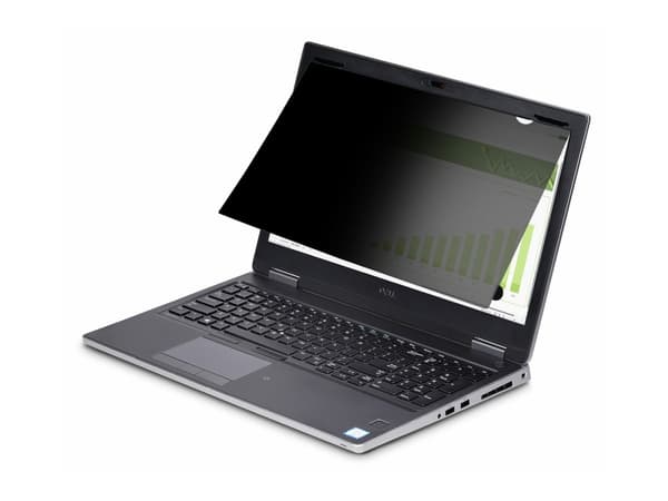StarTech.com 13.3-inch 16:9 Laptop Touch Privacy Screen, Flip-Up - Sekretessfilter till bärbar dator - 2-vägs - lim, gångjärnstungor, fällbara gångjä Svart, Transparent