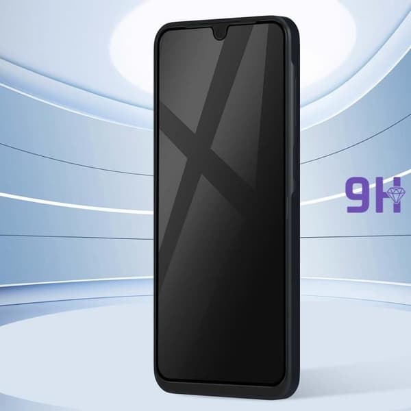 Härdat glas för Samsung Galaxy A16 Hög transparens 9D Hårdhet 9H Svart
