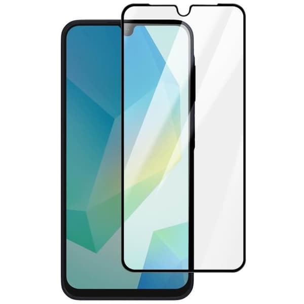 Härdat glas för Samsung Galaxy A16 Hög transparens 9D Hårdhet 9H Svart