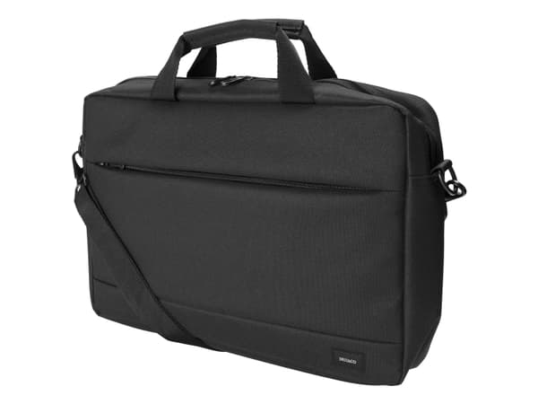 13-14" Laptop bag, made of recycled polyester, black