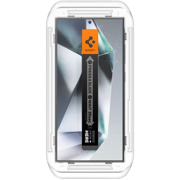 Härdat glas Glas.TR EZ-FIT (pack om 2) Samsung Galaxy S24 Ultra - Spigen - Sekretess