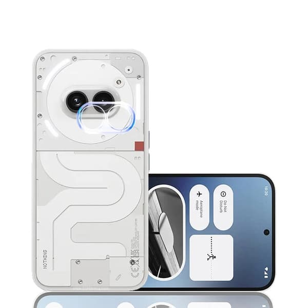 2-PAK SKALO Nothing Phone (2a) Plus 3D Kameralinse Beskyttelsesglas - Sort