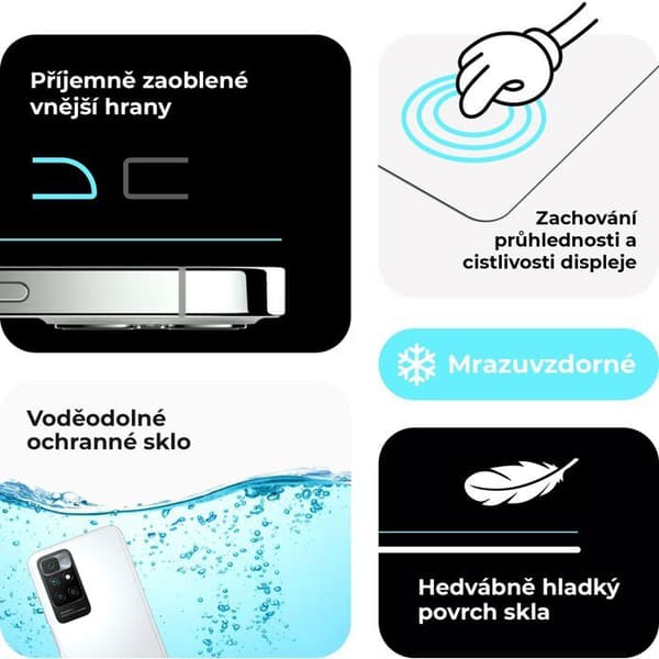Skyddsglas i härdat glas 0.3mm för iPhone 12 Pro kameralins (Case Friendly)