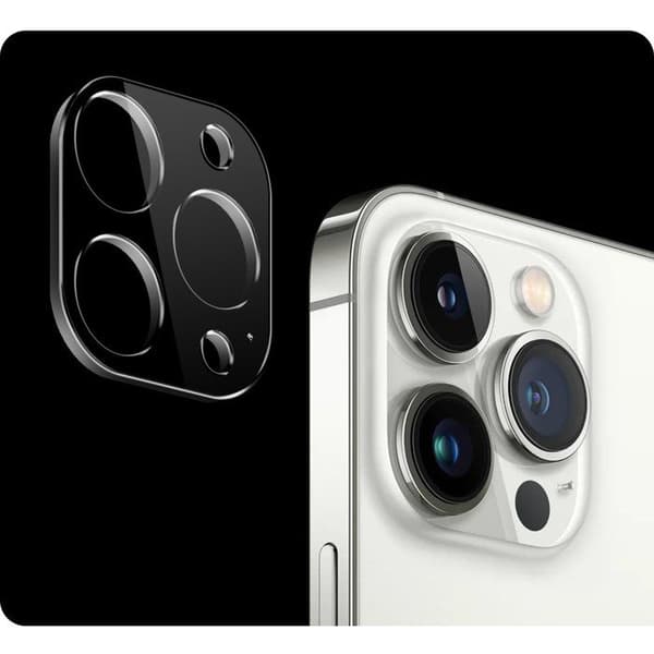 Skyddsglas i härdat glas 0.3mm för iPhone 12 Pro kameralins (Case Friendly)