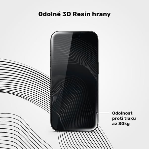 UNUM SapphireShield 3D skyddsglas med installationsram för iPhone 15/16