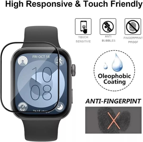 Skyddsglas för Huawei Watch Fit 3 hydrogelfilmskärm böjd i helskärm