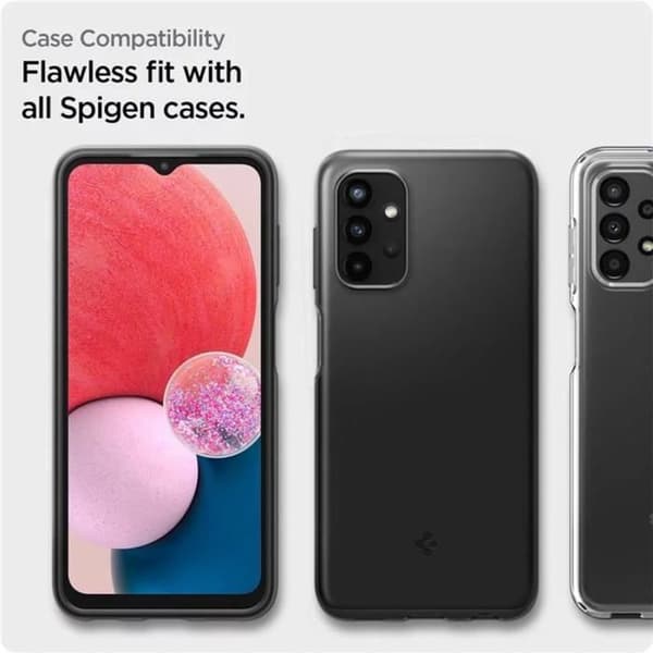 Skydd av härdat glas - SPIGEN - AlignMaster Cover - Kompatibel med Samsung Galaxy A13 - 9H - 2 Pack