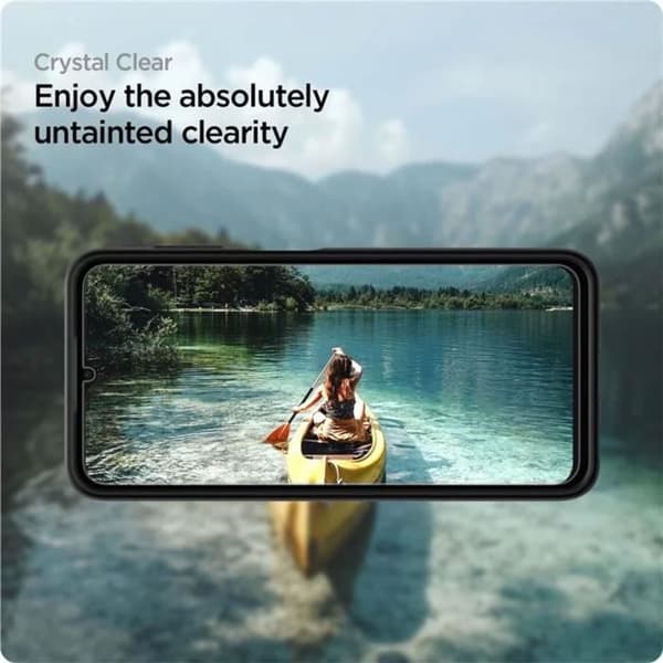 Skydd av härdat glas - SPIGEN - AlignMaster Cover - Kompatibel med Samsung Galaxy A13 - 9H - 2 Pack