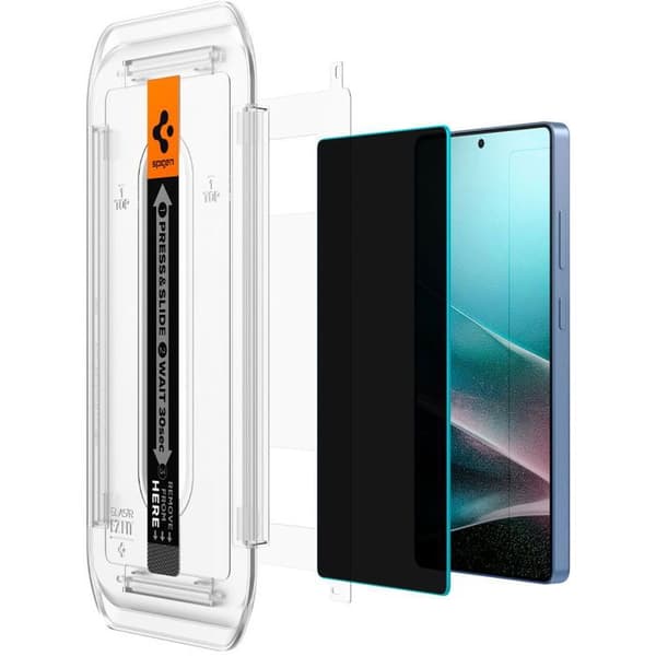 Spigen Glass tR EZ Fit HD (Sekretess) 2-pack Samsung Galaxy S25 Ultra
