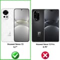 Miniatyrbild 2 av 5: Härdat Glas - Phonillico® - Huawei Nova 13 - Paket med 4 - Repuktålig - Transparent