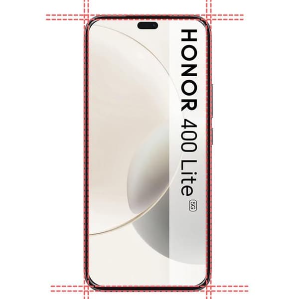 Härdat Glas - Phonillico® - Honor 400 Lite 5G - Pack med 2 - Repellerande - Skärm skydd