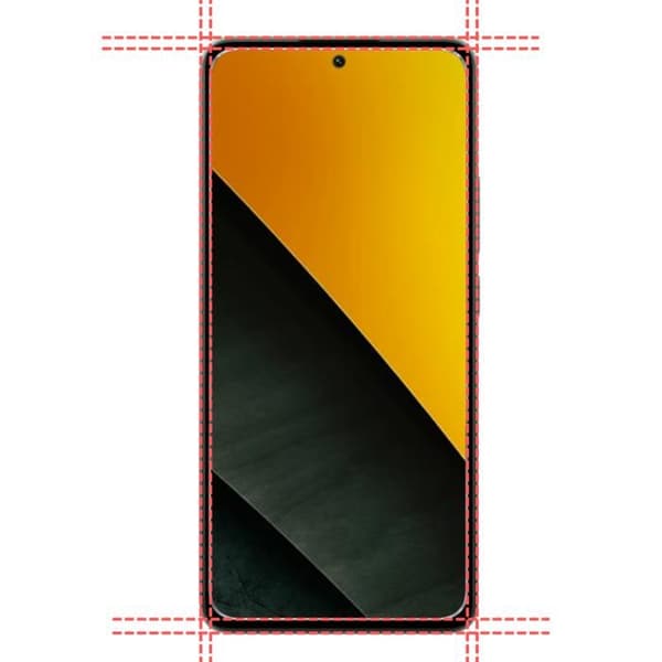 Härdat Glas - Phonillico® - Xiaomi Poco M7 Pro 5G - Paket med 4 - Repbeständig - Skärmskydd