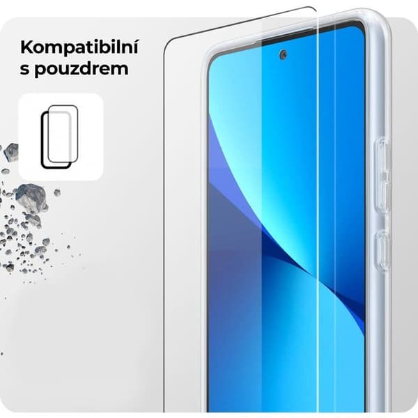 Skyddsglas i härdat glas för Xiaomi Redmi Note 12s (kompatibel med fodral)